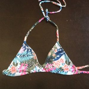 Tropical Bikini Top - Handmade